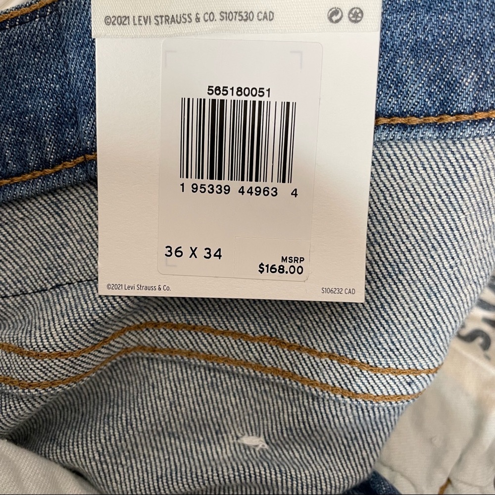 LEVI'S Made & Crafted 502 Selvedge Denim Taper Jeans -Tencel X Refibra- - Picture 11 of 16